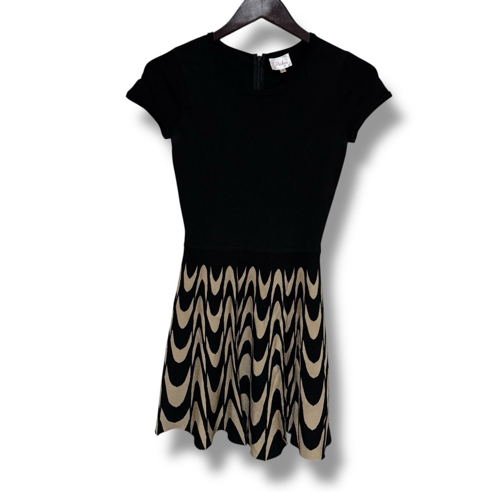 Parker Women's Above the Knee Flare Dress Size XS 14 x 34